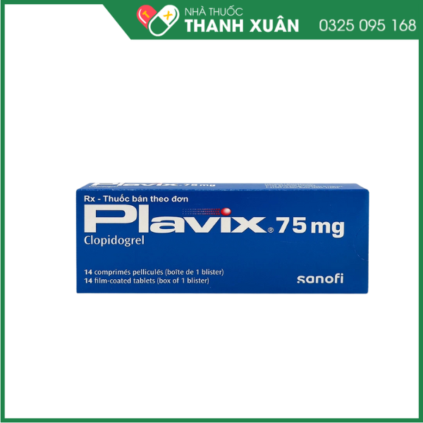 Plavix-75mg - GIúp giảm nguy cơ hình thành huyết khối